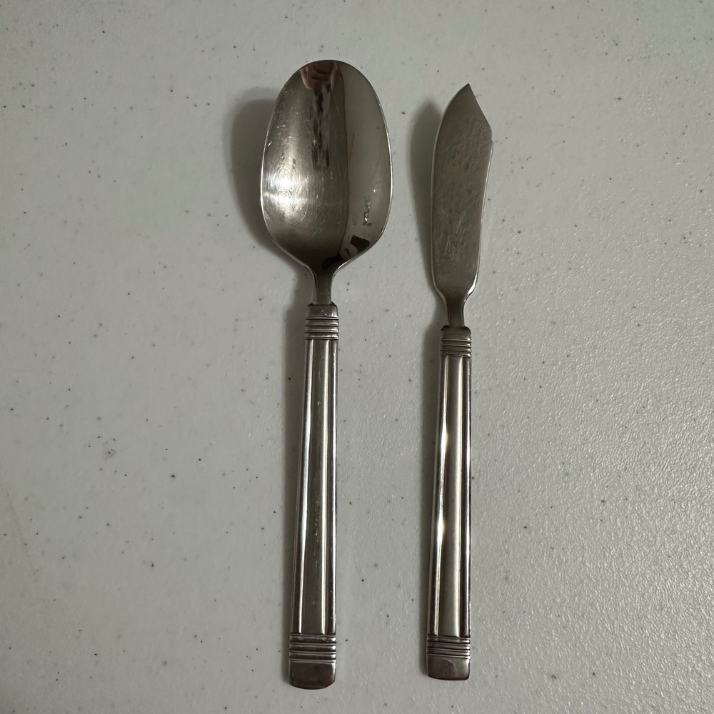J.A.‎ Henckels Savant Tablespoon & Butter Spreader 18/10 Stainless Steel 2 pc